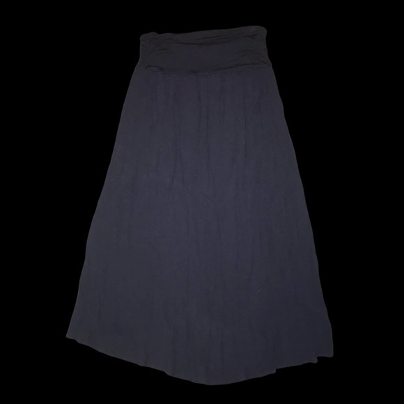 C EST 1946 Navy Maxi Skirt  SZ S - Picture 9 of 10